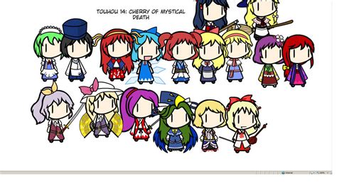 Touhou 14 Characters By Ooitsroo On Deviantart