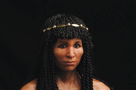 The Reconstructed Face Of An Egyptian Mummy Known As The Gilded Lady A Something Woman From