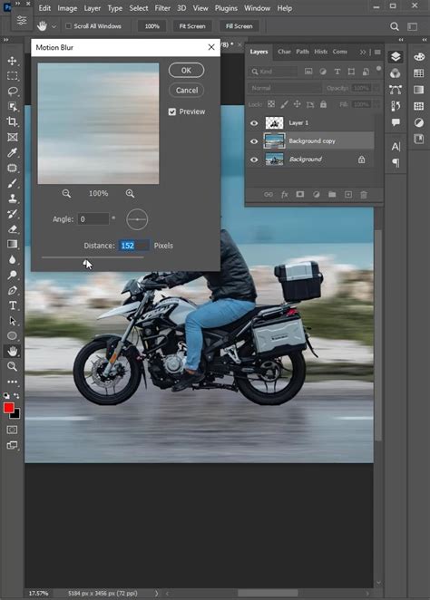 How To Crated Motion Blur In Photoshop Photoshop Tutorial Motion
