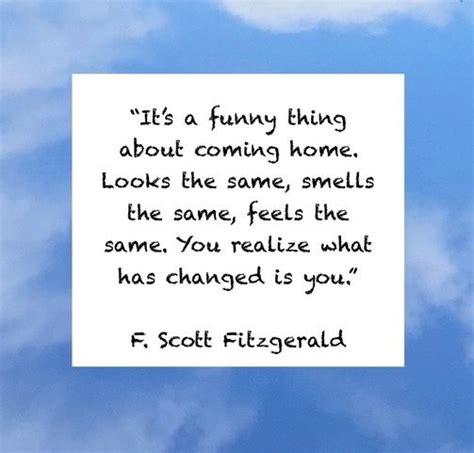 F Scott Fitzgerald Quote About How Travel Changes You Even After You