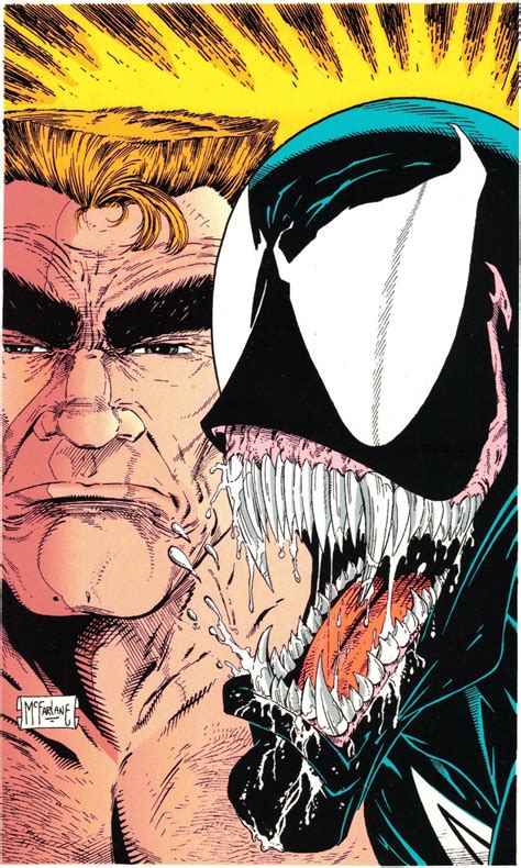 Eddie Brock Venom By Todd Mcfarlane Comics Venom Comics Marvel Villains