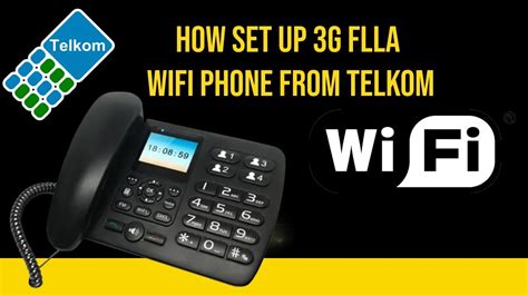 How Set Up Dwr 720pw T2 3g Flla Wi Fi Phone From Telkom Youtube