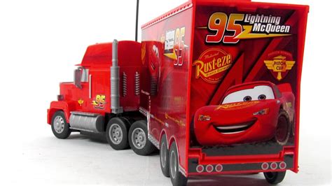 Disney Pixar Cars2 Toys Rc Turbo Mack Truck Toy Video Review Youtube