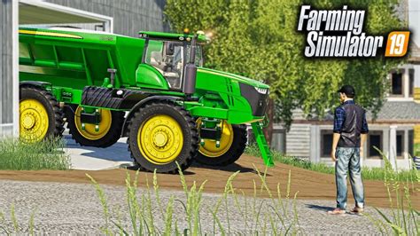 Fs19 New Purchase John Deere 4045r Spreader Spreading Lime And Manure