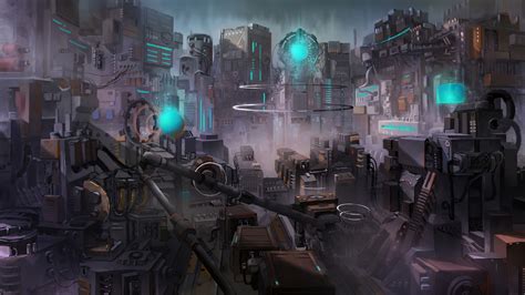 Download Wallpaper 3840x2160 City Buildings Sci Fi Fantasy Future