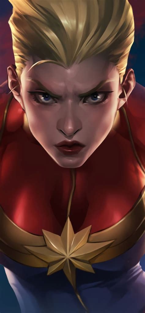 1242x2688 Artwork Of Captain Marvel Iphone Xs Max Hd 4k Wallpapers
