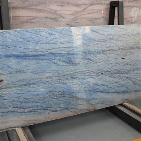 Azul Macaubas Quartzite Slab Suppliers Wholesale Price HRST STONE
