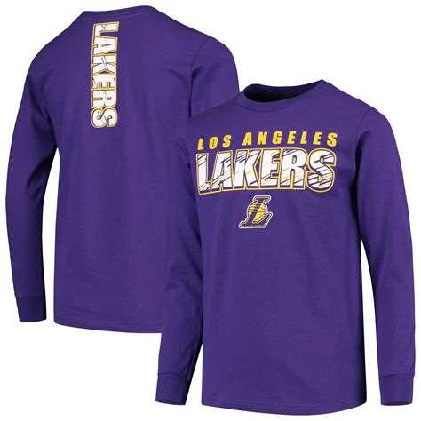 Get ready for the bright lights and the big stage with official los angeles lakers jerseys and gear from nike.com. Outerstuff - Youth Purple Los Angeles Lakers Team Long ...