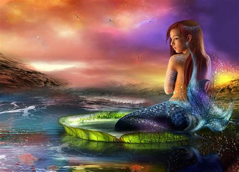 Mermaid Female Colorful Siren Water Hd Wallpaper Peakpx
