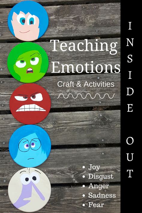 Inside Out Teaching Emotions Activities Social Skills