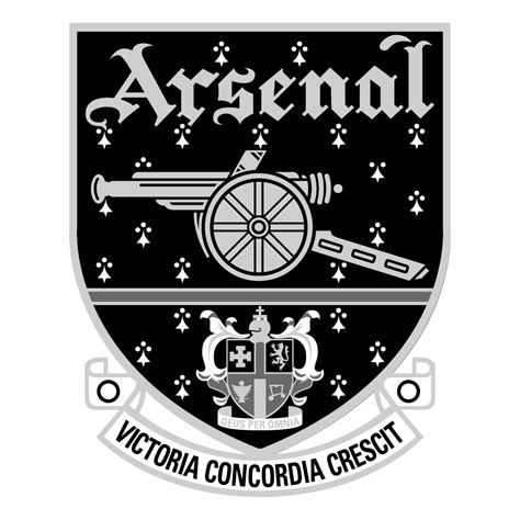 Arsenal Logo Black And White Png Entries Variety