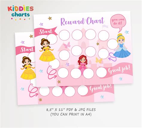 Princess Behavior Chart Printable