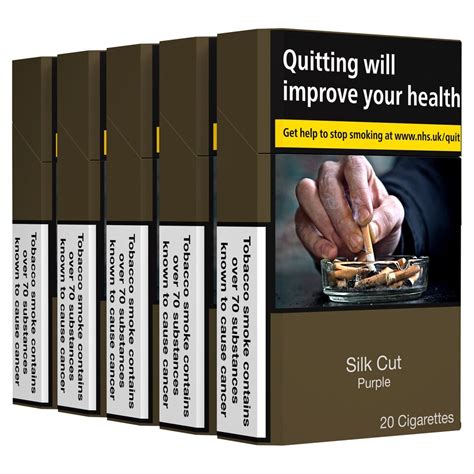 Silk Cut Purple Cigarettes 5 X 20 Multipack Tesco Groceries