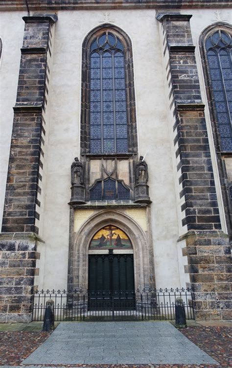 Wittenberg Chapel Door And When Martin Luther Hammered His 95 Theses Into