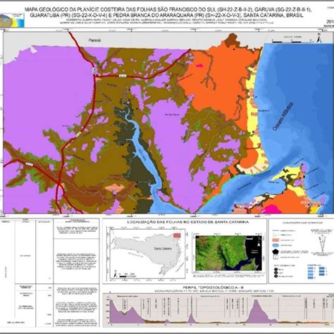 PDF Atlas geológico da planície costeira do estado de Santa Catarina em base ao estudo dos