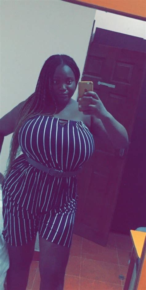 Busty Nigerian Lady Leaves Men Drooling Over The Size Of Her Massive
