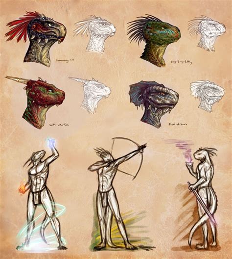 Lizard Wizards By A Iccara On Deviantart Elder Scrolls Art Elder