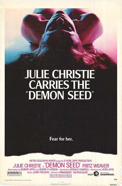 Demon Seed 1977 Movie Review Horror Movie Posters Movie Posters