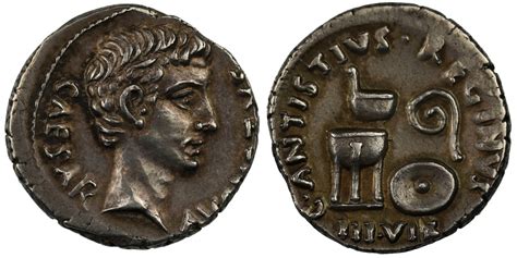 We would like to show you a description here but the site won't allow us. Augustus, Silver Denarius