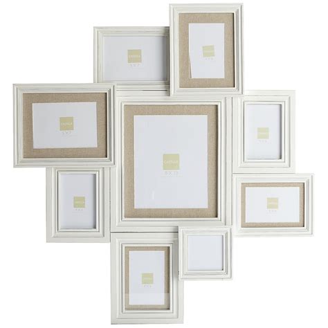 9 Opening White Frame With Linen Mat Collage Pier1 Us Collage