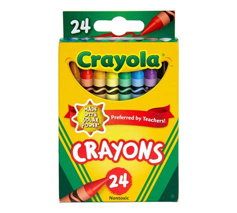 ブランド品専門の Crayola クレヨラ Crayons 24 クレヨン 24色 523024 Kids