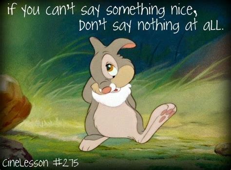 Thumpers Right Disney Quotes Disney Sidekicks Disney