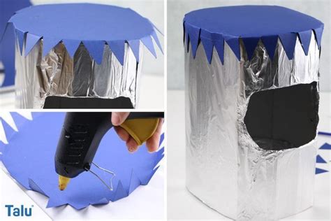 Ritterhelm basteln - Anleitung und kostenlose Vorlage | Ritterhelm