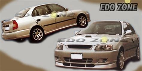 Hyundai Accent Tiburon Body Kits Ground Effects Spoilers Bumpers Trunk