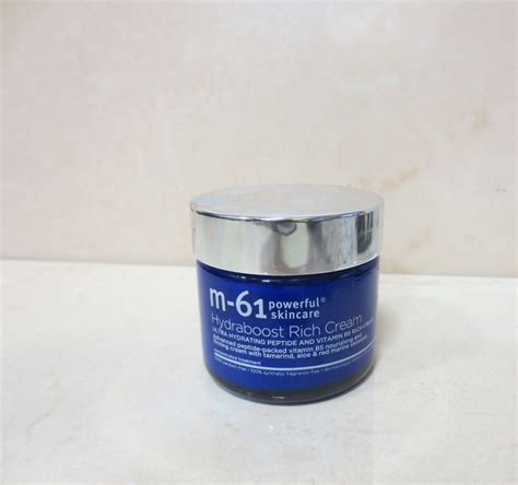 M 61 Powerful Skincare Hydraboost Rich Cream Peptide Vitamin B5 17 Oz
