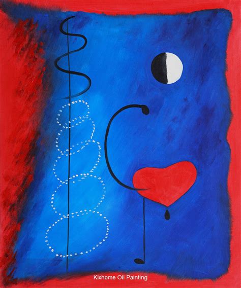Hot La Danseuse By Joan Miro Reproductions Canvas Abstract Art For Sale