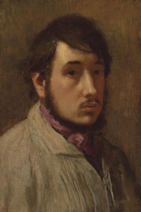Edgar Degas 1834 1917 Autoportrait Christies