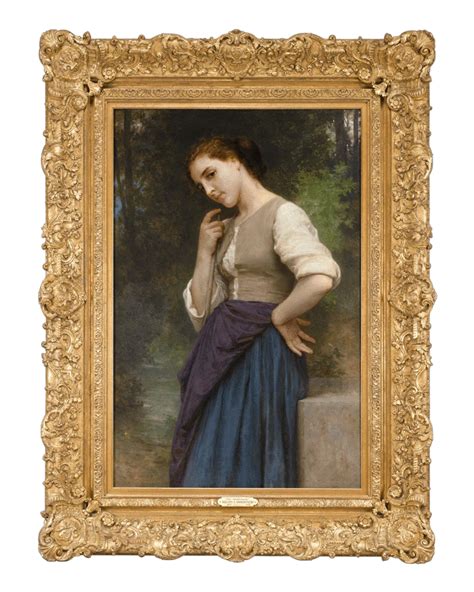 The Shepherdess By William Adolphe Bouguereau Original Fine Art Fine Art William Adolphe