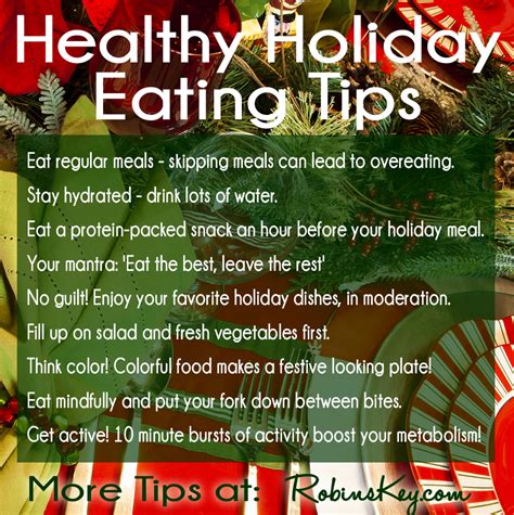 healthy holiday eating tips feel great after the festivities robins keyrobins key