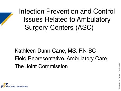Ppt Infection Prevention And Control Issues Related To Ambulatory