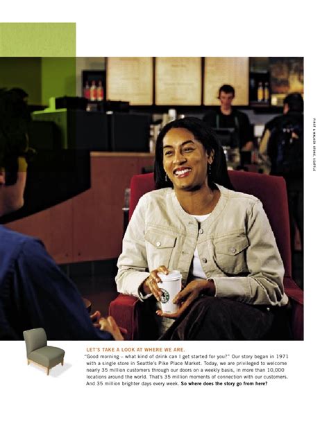 The financial data, which is the largest part of the report; starbucks Annual_Report_2005_part1