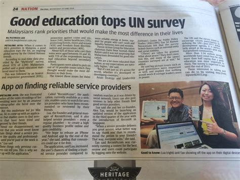 National, regional and world news. We're in The Star newspaper! | Recommend LIVING
