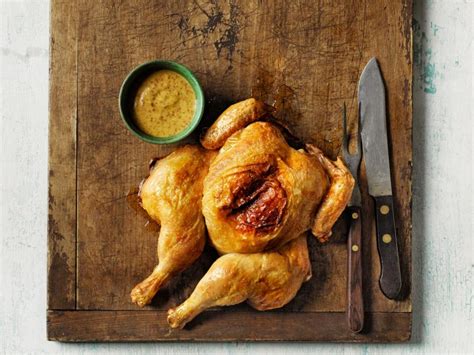 Find everything you'll need to host the perfect dinner party. Spatchcocked Roasted Chicken with Mustard Vinaigrette ...