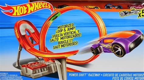 Epic Hot Wheels Power Shift Raceway Tournament Motorized Loop Jump
