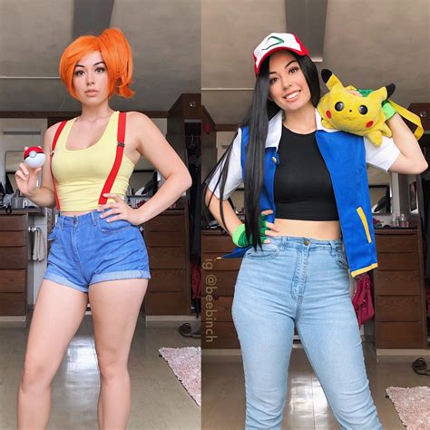 [self] my misty and fem ash ashley cosplays r cosplay