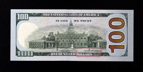 One 1 Generation 100 Dollar Bill Uncirculated 2009