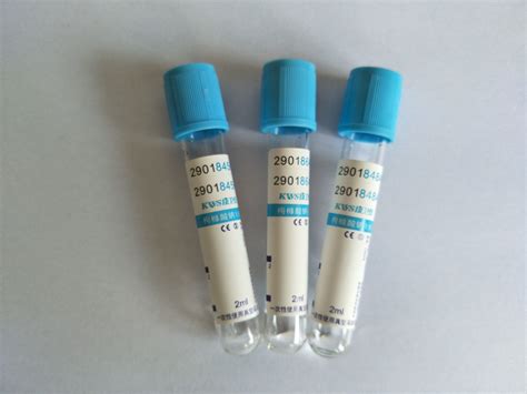 Laboratory Consumable Blood Sample Bottles For Sodium Citrate