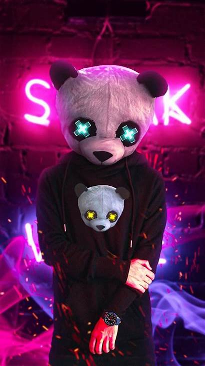 Neon Cool Iphone Joker Panda Hacker Wallpapers