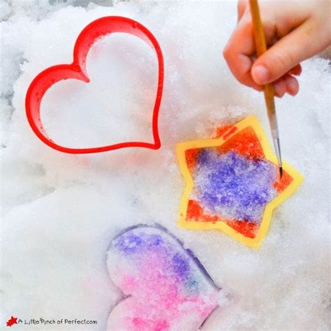 12 Creative Snow And Ice Winter Play Ideas For Kids A Little Pinch Of