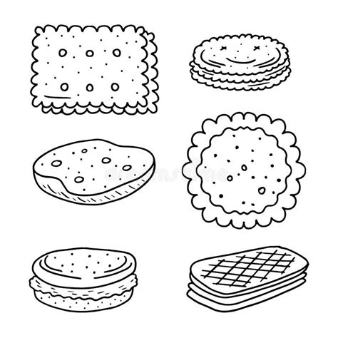 Sweet Crunchy Biscuits Stock Illustrations 891 Sweet Crunchy Biscuits