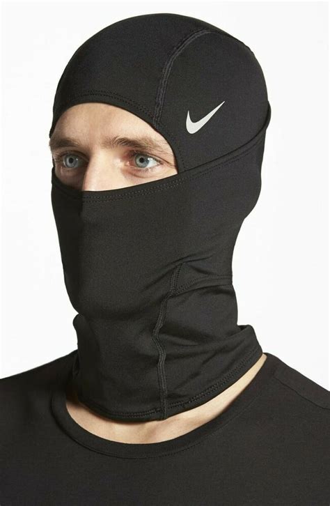 Nike Pro Black Combat Hyperwarm Hydropull Hood Neck Warmer Gaiter Face