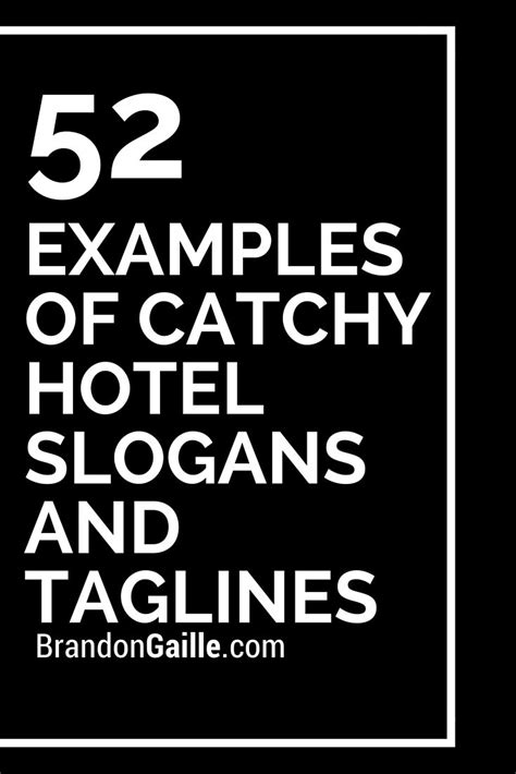 125 Examples of Catchy Hotel Slogans and Taglines | Ice ...