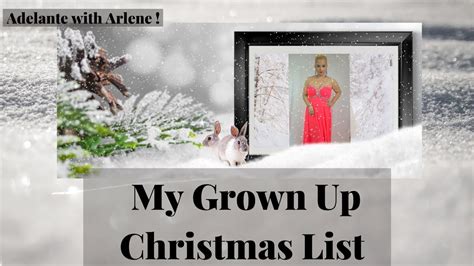 My Grown Up Christmas Listchristmassong Youtube
