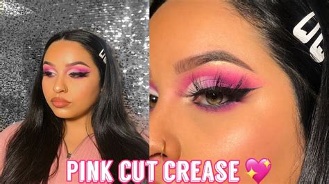Pink Cut Crease Eyeshadow 💖 Youtube