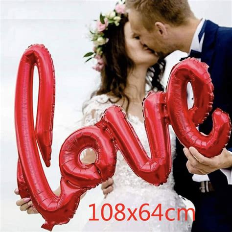 Red Love Balloon Wedding Decoration for Home Balloon ...