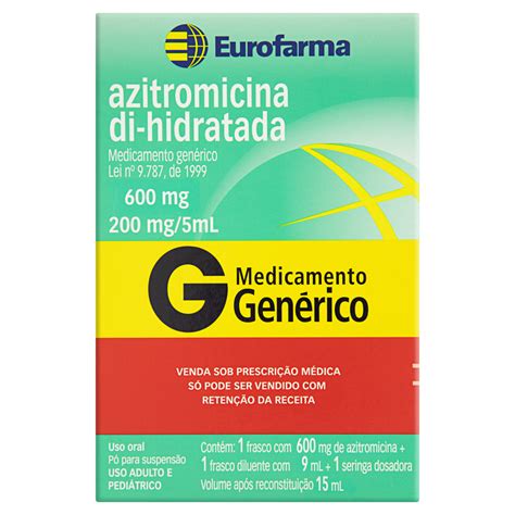 Azitromicina 600mg Infantil Posologia